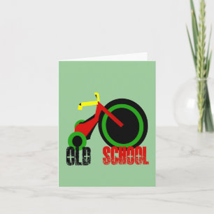 Old School Big Wheel Vielen Dank Dankeskarte