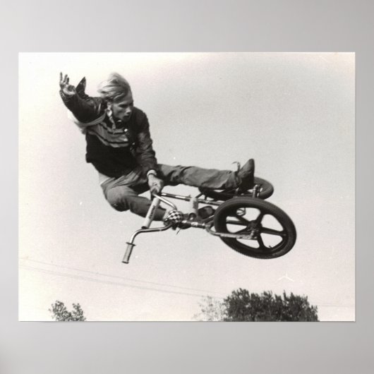 Old School BMX Druck Poster (Vorne)