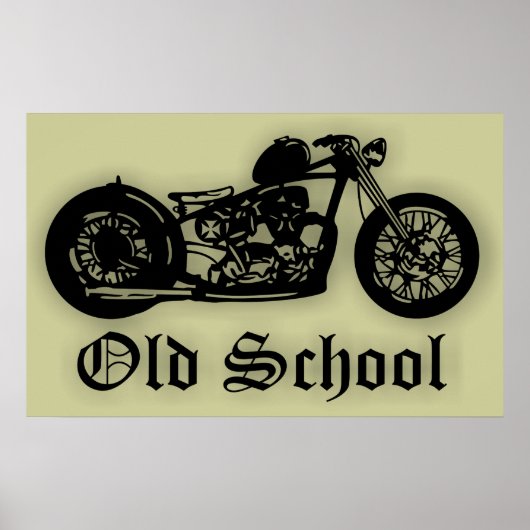 Old School Bobber Poster (Vorne)