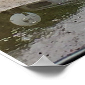 Old School Buses Foto Poster (Ecke)