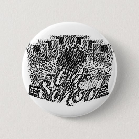 Old School Button (Vorderseite)