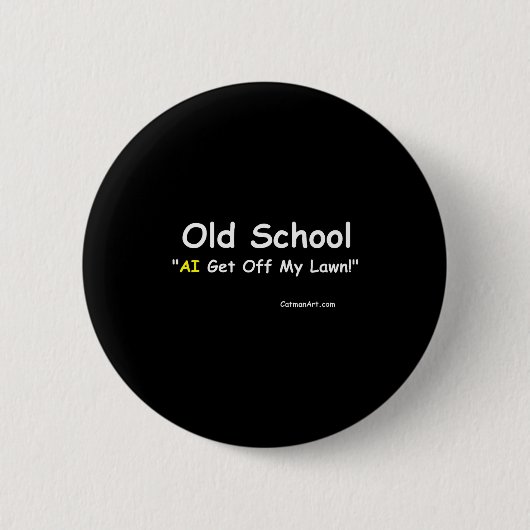 Old School  Button (Vorderseite)
