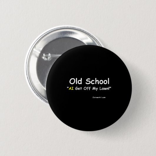 Old School Button (Vorne & Hinten)