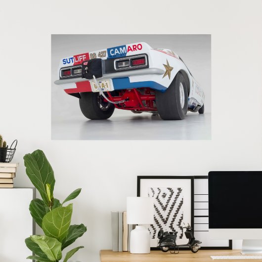 Old School Camaro Print Poster (Heimbüro)
