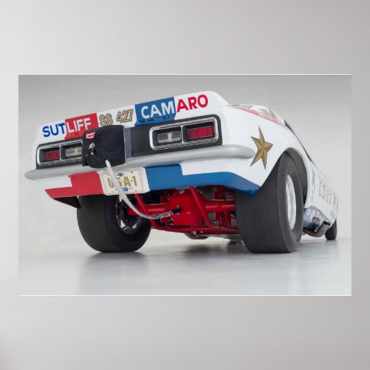 Old School Camaro Print Poster (Vorne)