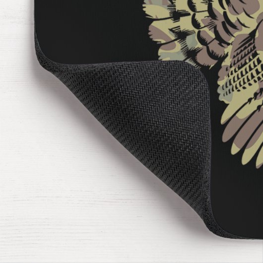 Old School Camouflage Türkei Jagd Thankgiving Gesc Mousepad (Ecke)