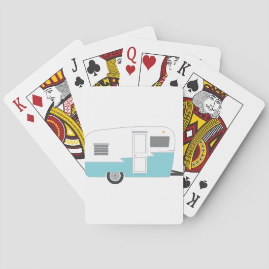 Old-School-Camper Spielkarten (Rückseite)