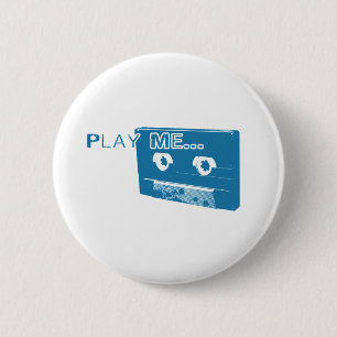 Old School Cassett Button