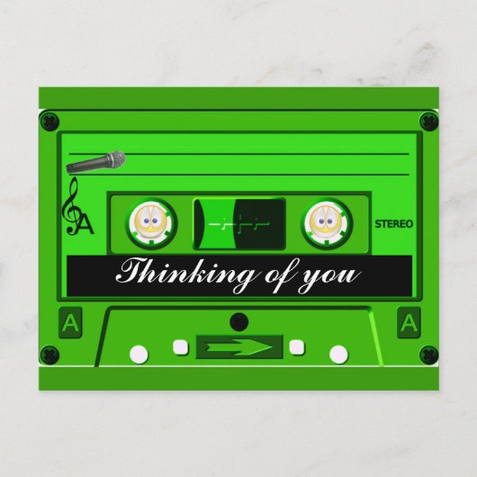 Old School,Cassette_ Postkarte (Vorderseite)