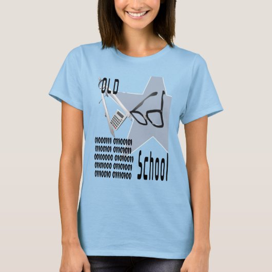 Old School Computer Geek Tunic T - Shirt (Vorderseite)