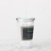 Old School - Custom Acrylic Tumbler Acryltrinkbecher (Vorderseite)
