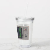 Old School - Custom Acrylic Tumbler Acryltrinkbecher (Rückseite)