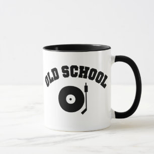 Old School DJ Record Player Tasse