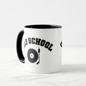 Old School DJ Record Player Tasse (Vorderseite Links)