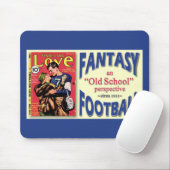 Old School Fantasy Football Mousepad (Mit Mouse)