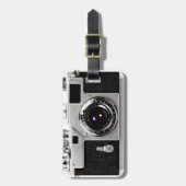 Old School Film Camera Gepäckanhänger (Vorderseite vertikal)