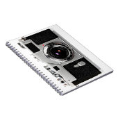 Old School Film Camera Notizblock (Rechte Seite)