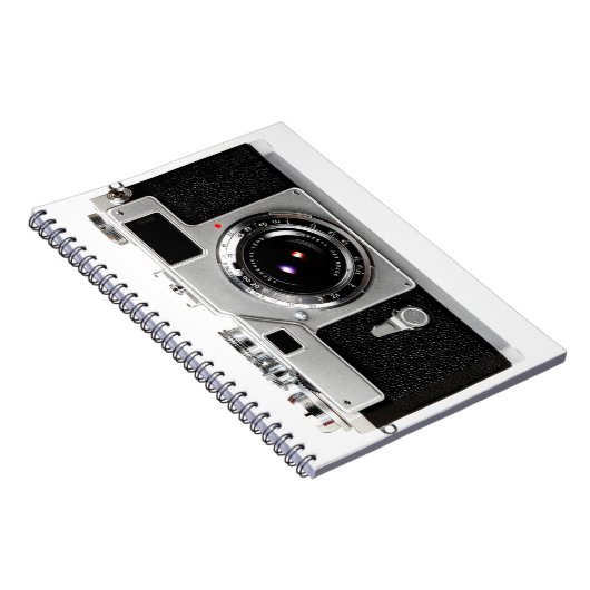 Old School Film Camera Notizblock (Rechte Seite)