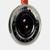 Old School Film Camera Ornament Aus Metall (Rechts)
