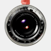 Old School Film Camera Ornament Aus Metall (Vorne)