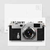 Old School Film Camera Postkarte (Vorne/Hinten)
