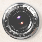 Old School Film Camera Sandstein Untersetzer (Vorne)