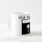 "Old SChool Floppy" Tasse/Mug Kaffeetasse (Vorderseite Links)