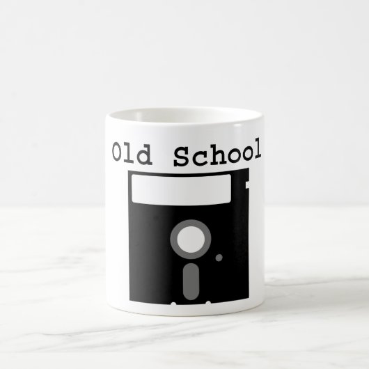 "Old SChool Floppy" Tasse/Mug Kaffeetasse (Mittel)