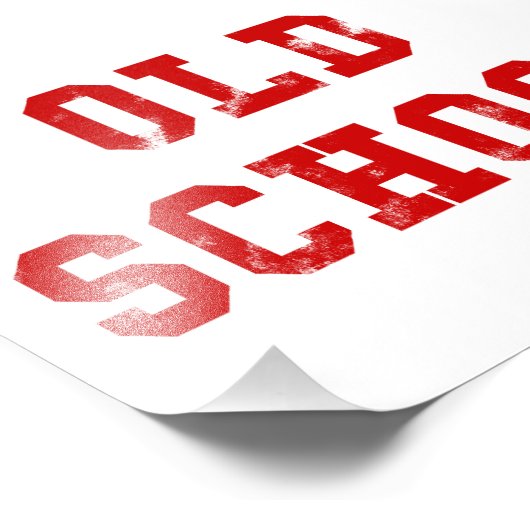 Old School Foto Print | Oldskool Geschenke (Ecke)