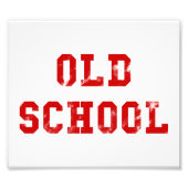 Old School Foto Print | Oldskool Geschenke (Vorne)