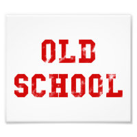 Old School Foto Print | Oldskool Geschenke