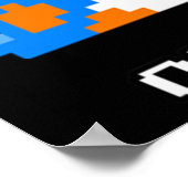 Old School Fun - Blubble Bobble - Bub and Bob - A Poster (Ecke)