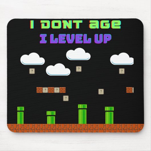 Old School Gamer Mousepad (Vorne)