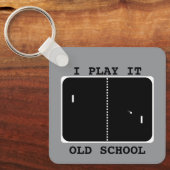 Old School Gamer Schlüsselanhänger (Vorderseite)