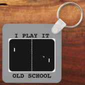 Old School Gamer Schlüsselanhänger (Rückseite)