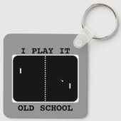 Old School Gamer Schlüsselanhänger (Rückseite)