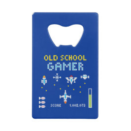 Old School Gamer - Stellarship - Bottle Opener Kreditkartenflaschenöffner