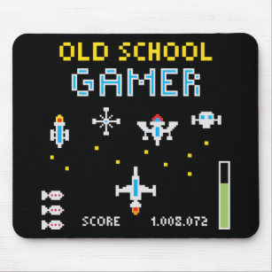 Old School Gamer - Stellarship - Mousepad