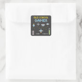 Old School Gamer - Stellarship - Sticker (Tasche)