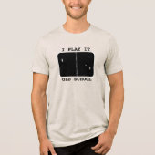 Old School Gamer Tri-Blend Shirt (Vorderseite)