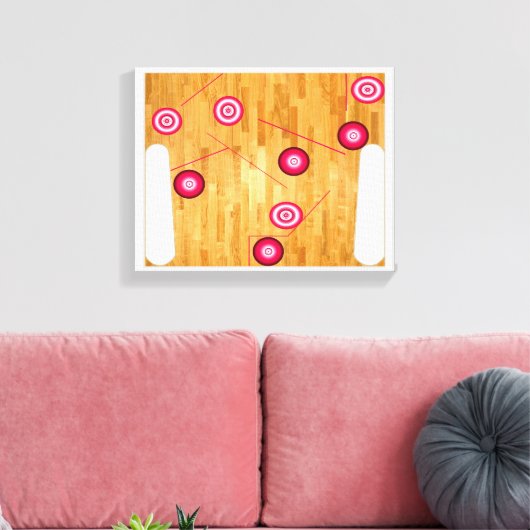 Old School Gaming Canvas Print Leinwanddruck (Insitu (Wohnzimmer))