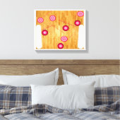 Old School Gaming Canvas Print Leinwanddruck (Insitu (Schlafzimmer))