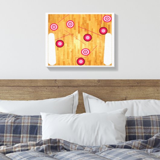 Old School Gaming Canvas Print Leinwanddruck (Insitu (Schlafzimmer))