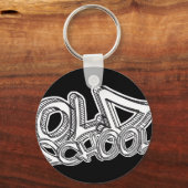 Old School Graffiti Schlüsselanhänger (Vorderseite)