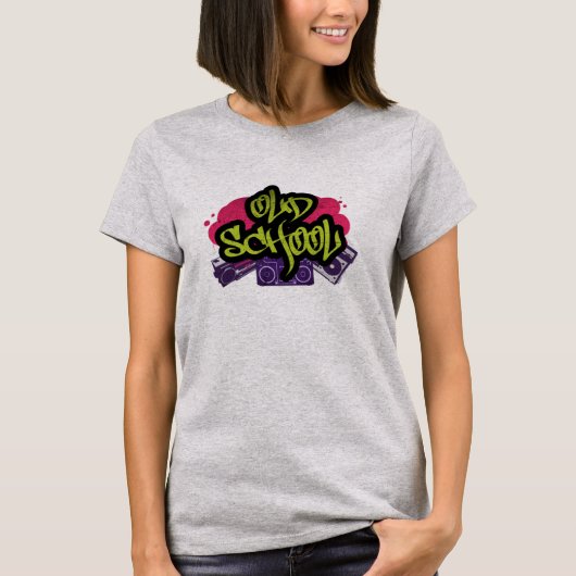 Old School Graffiti T - Shirt (Vorderseite)