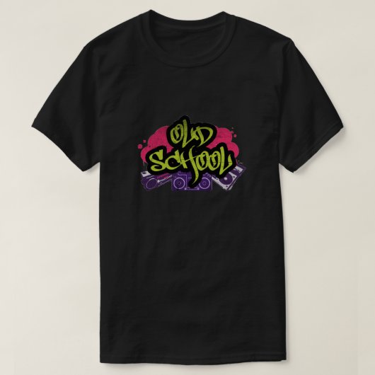 Old School Graffiti T - Shirt (Design vorne)