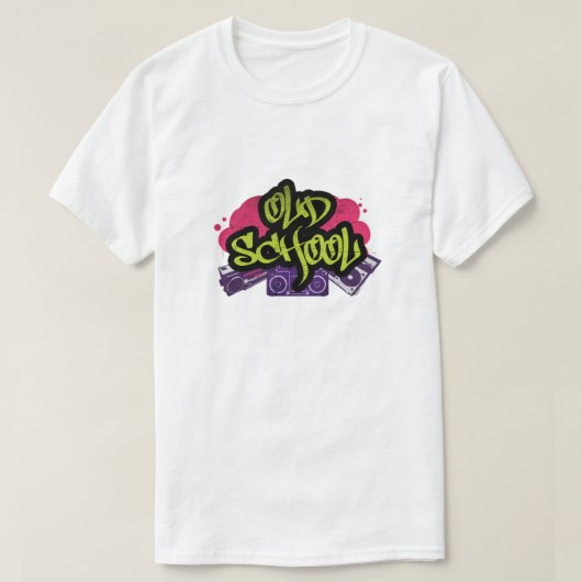 Old School Graffiti T - Shirt (Design vorne)
