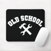 Old School Handyman - Zuhause Repair Tools Handyma Mousepad (Mit Mouse)