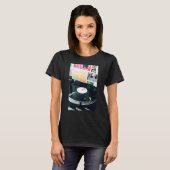 Old School Hip Hop Music DJ Vinyl Record T-Shirt (Vorne ganz)