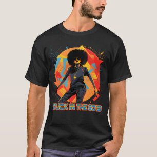 Old School Hip Hops Afro Mädchen Freundin T-Shirt